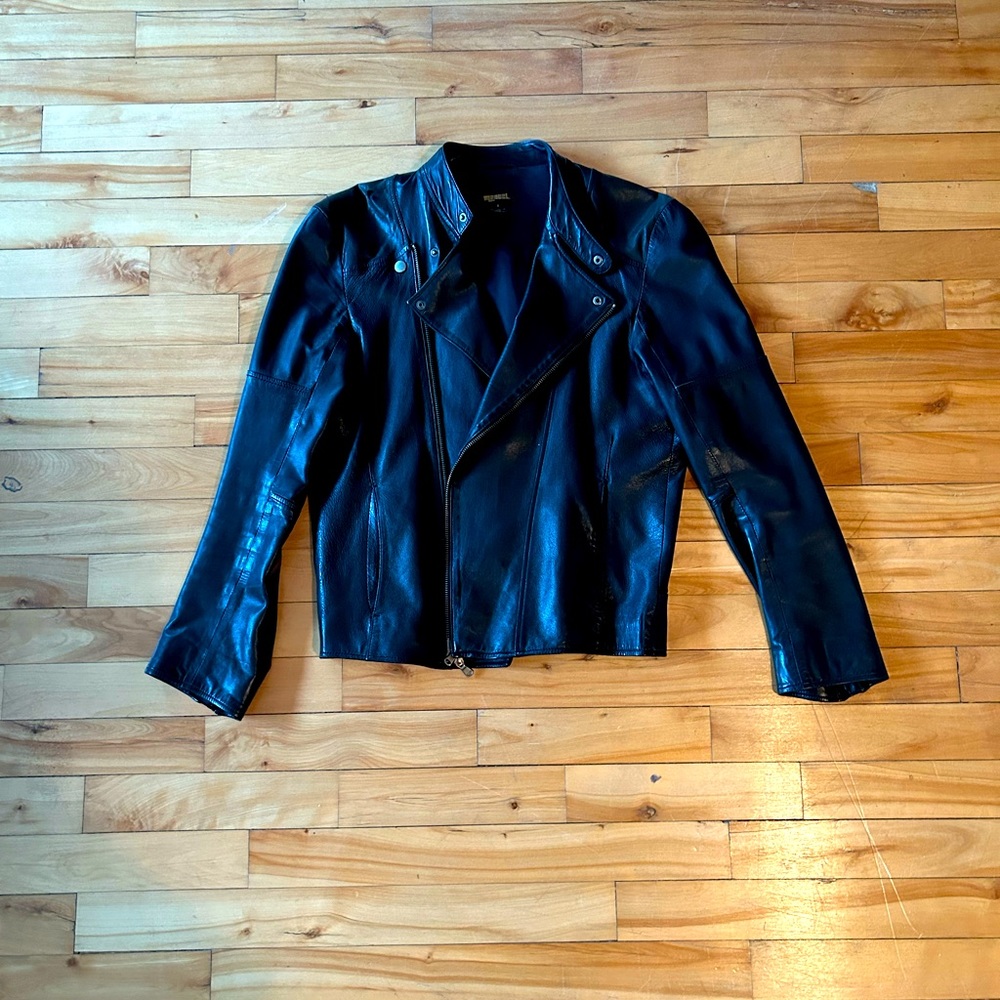 Manuel Couture leather jacket size: S